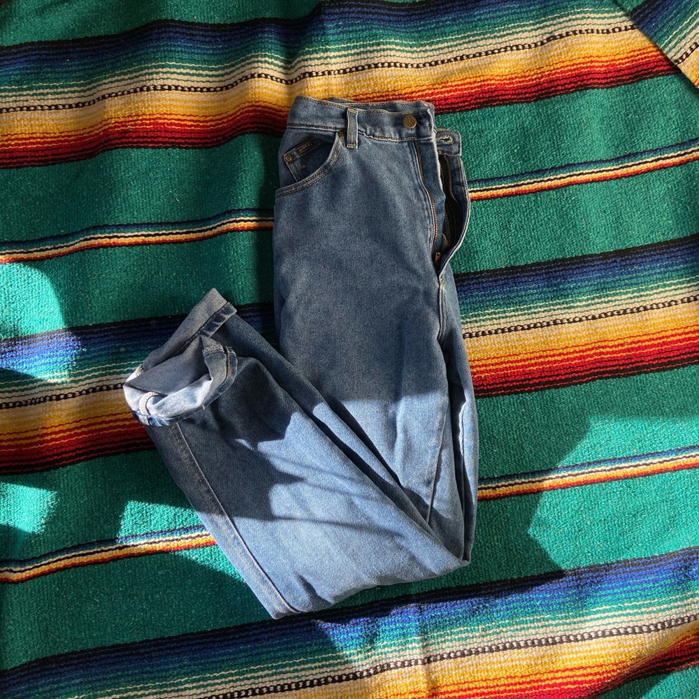 Vintage High Waisted Denim Riders 28x30